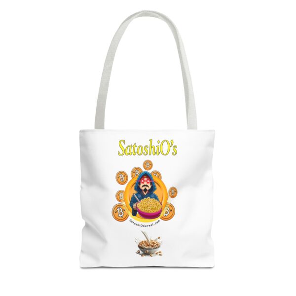 SatoshiO's Cereal "Shill me your bags!" Tote - Image 9
