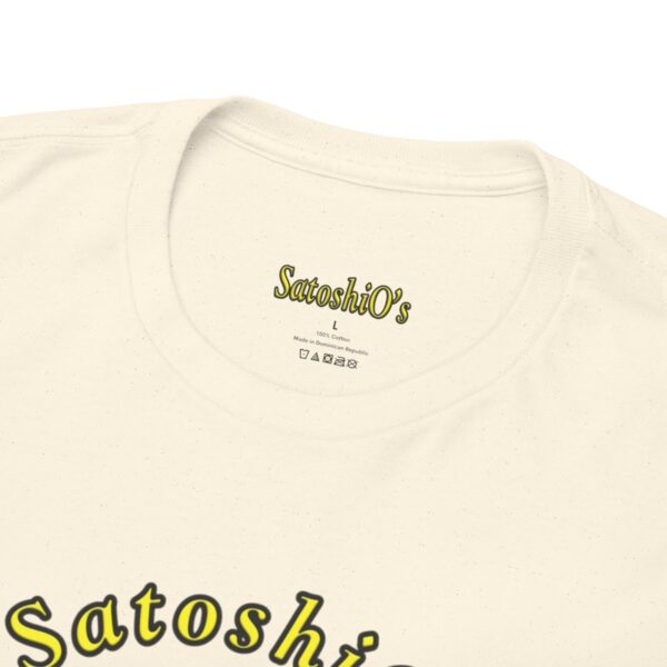 SatoshiOs Tee detail